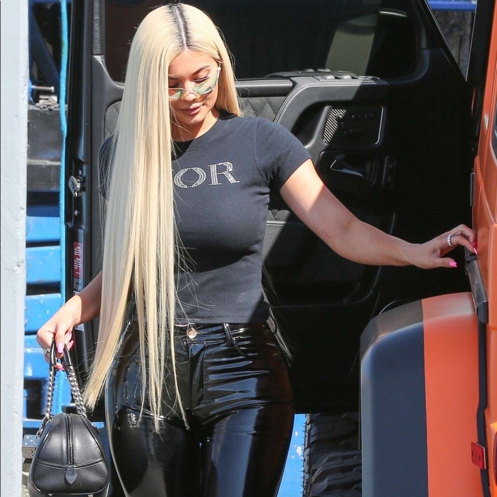 LOVEXLABELS LATEX BLACK PANTS